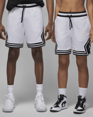 Jordan white basketball shorts clearance